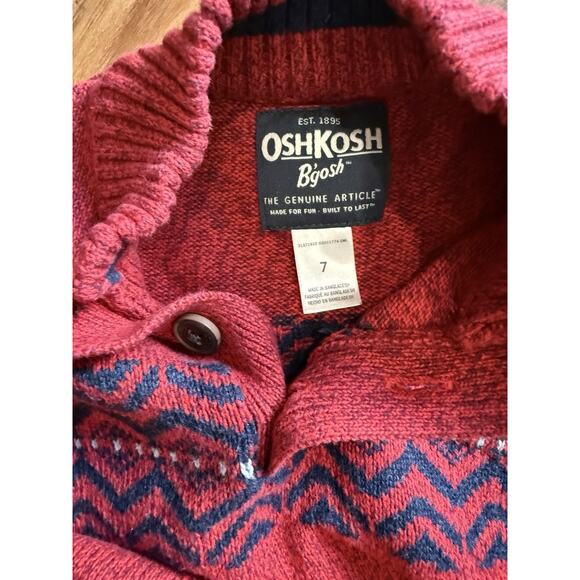 BOYS Oshkosh B'Gosh PULL-OVER SWEATER LONG SLEEVE SZ 7 - Picture 4 of 7